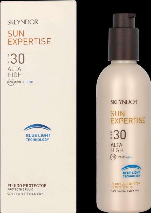 Actual product image Skeyndor Sun Expertise Protective Fluid SPF30 (Sun cream face, SPF 30, 200 ml)