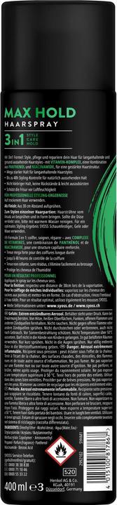 Image du produit Syoss Max Hold (400 ml)