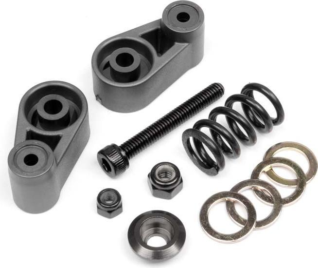 Actual product image HPI Baja 5b 2.0 Servo Saver Set (gunmetal)