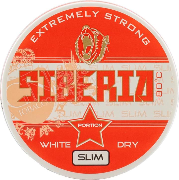 Siberia -80 Degrees Extreme White Dry Slim (White Portion, 43 mg)