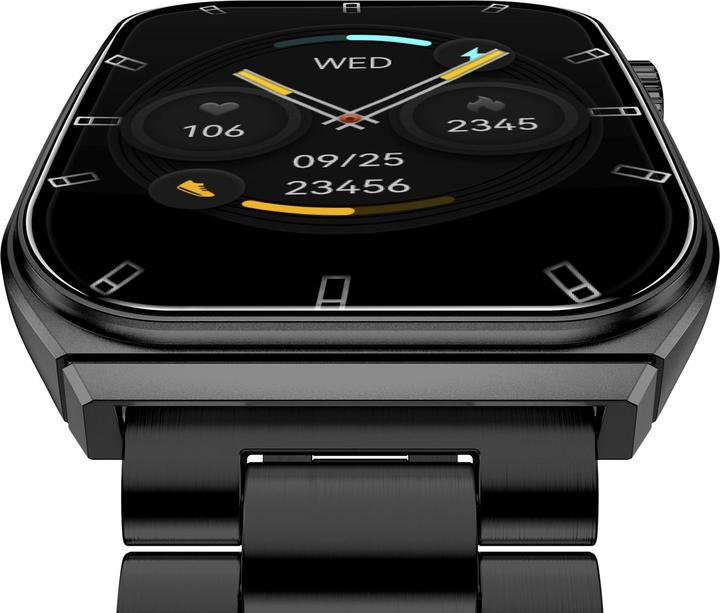 Actual product image KSIX Olympo smartwatch, AMOLED 1,96” display, 2 straps, 5 days aut., Sport and health modes, Calls