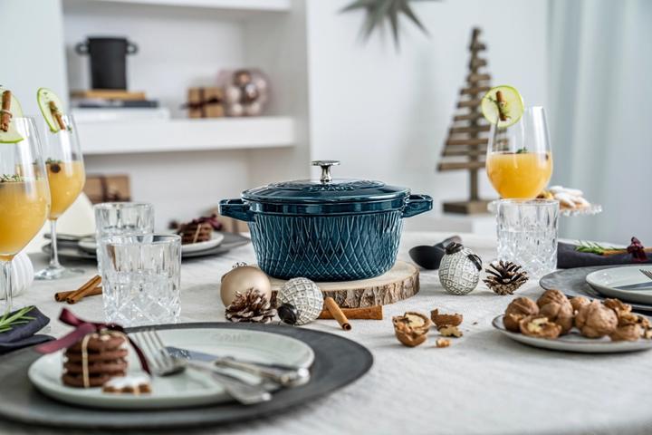 Produktbild Staub Twisted Cocotte (20 cm, Bräter + Schmortopf, Gusseisen)