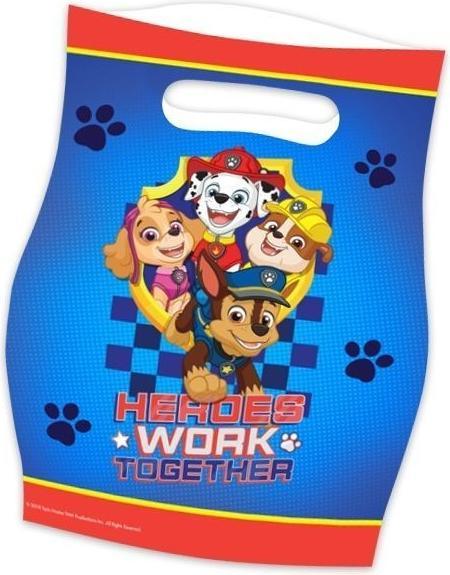 Produktbild Paw Patrol Geschenktüten Pat' Patrouille Geburtstag (Geschenktüte, 8 x)