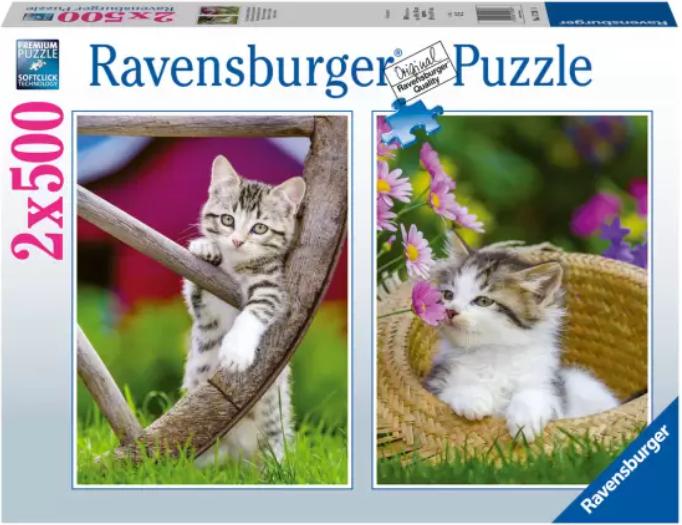 Actual product image Ravensburger Puzzle Cats 2 x 500 pieces (500 pieces)