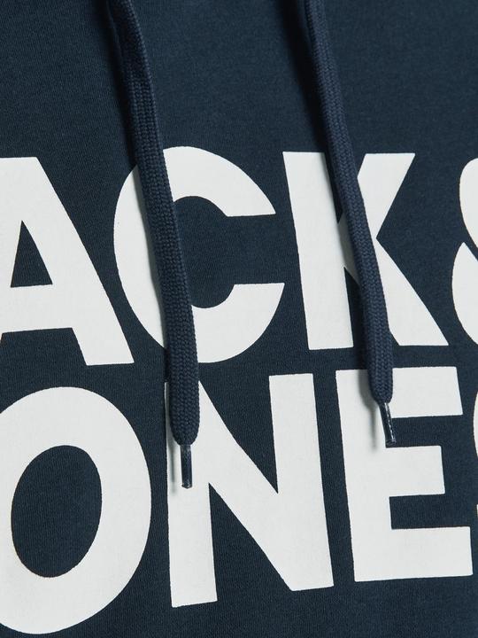 Actual product image Jack & Jones Basic Logo Plus Size Hoodie (XL, 3XL)