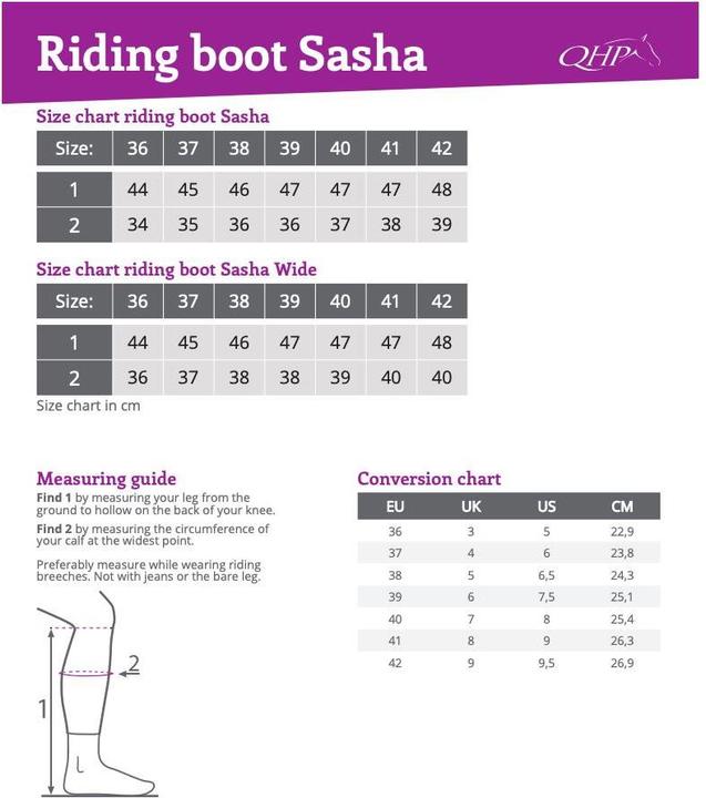 Actual product image Qhp Reitstiefel Sasha (42)