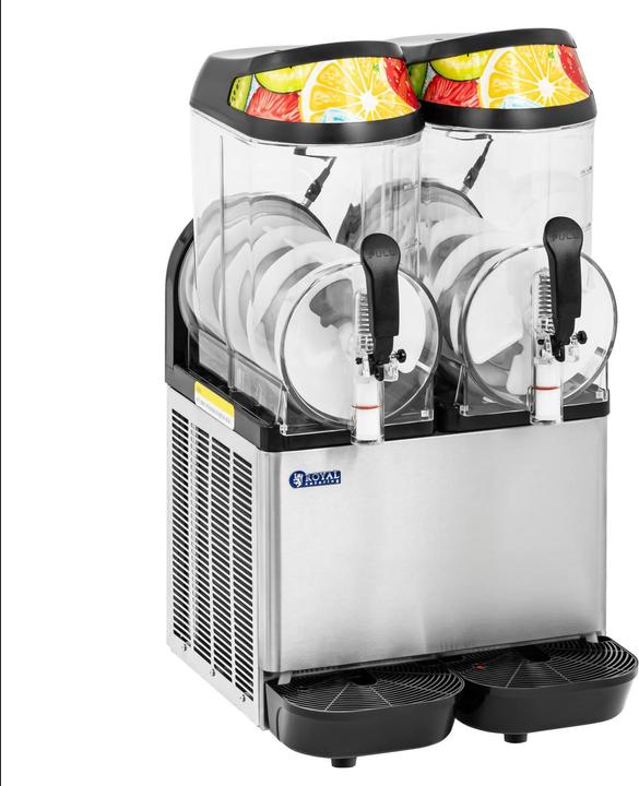 Produktbild Royal Catering Slush-Maschine Slushy Maker Slush-Eismaschine Slush Ice Maschine 2 x 12 l 680W