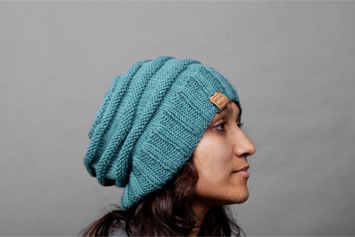 Actual product image Moja Majo Woolen Hat Fili One Size, Forest Green