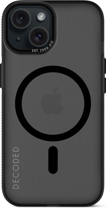 Actual product image Decoded Recycled Plastic Backcover iPhone 15 Black (Apple iPhone 15)