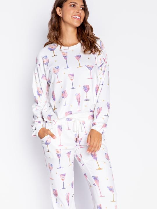 Produktbild Pj Salvage Pyjamaoberteil IT’S A WINEFUL LIFE (L)