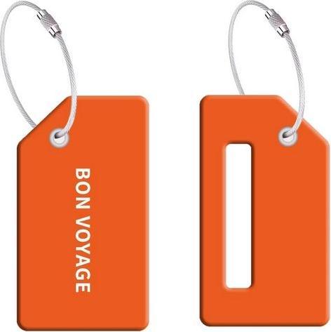 Actual product image MU Style 4er-Set Bon Voyage Silikon Kofferanhänger (Locks & Trailers)