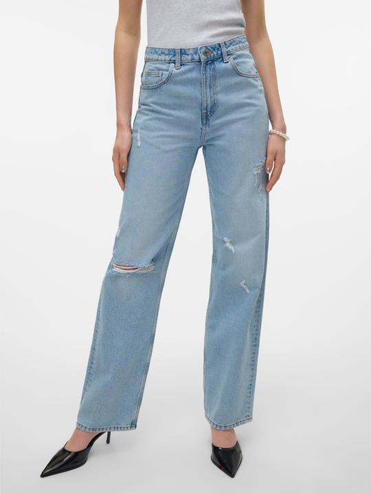 Immagine prodotto Vero Moda VMRYLEE Hohe Taille Gerade geschnitten Jeans Straight-Fit (W25/L32)
