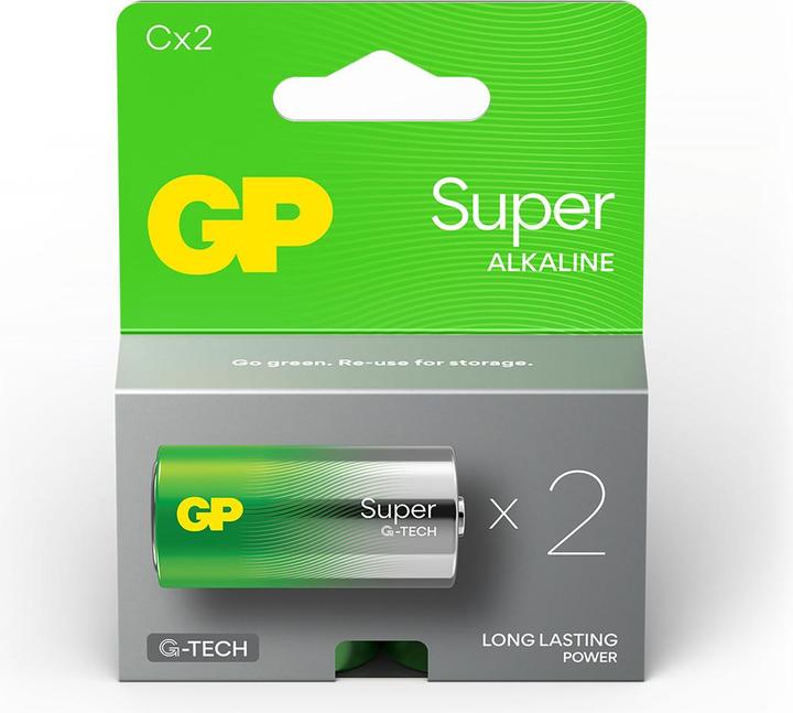 Produktbild GP Batteries Super (2 Stk., C)