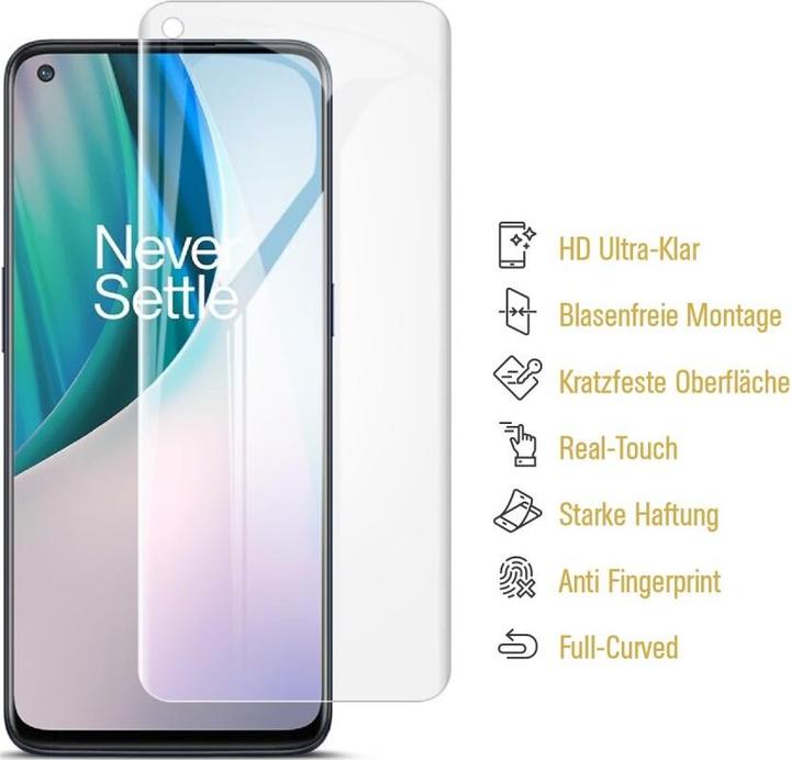 Produktbild Protectorking 4x Panzerfolie Anti-Shock HD Klar (4 Stück, OnePlus Nord N10)