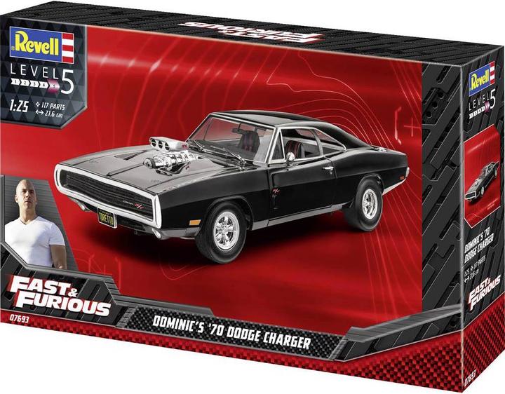 Produktbild Revell 1:24 Fast & Furious - Dominics 1970 Dodge Charger