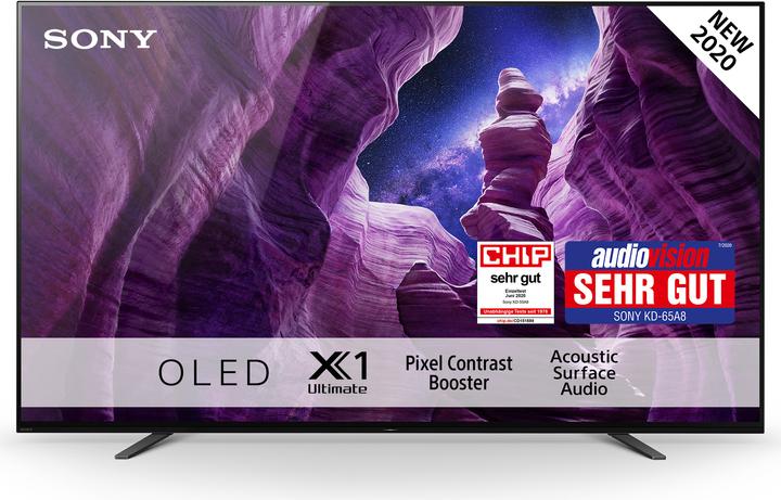 Actual product image Sony OLED KD65A8 (65", OLED, 4K, 2020)