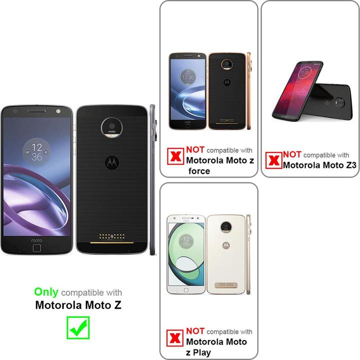 Produktbild Cadorabo Hard Cover Frosty Cover (Motorola Moto Z)