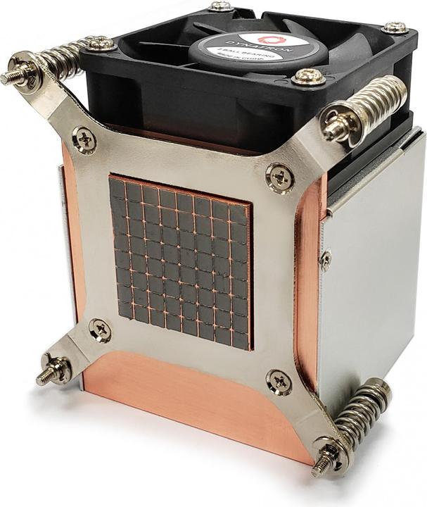 Image du produit Dynatron Intel CPU cooler 2U K650 LGA1150-51-55-56 copper base and aluminum fins active with PWM and (87 mm)