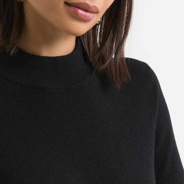 Actual product image Anne Weyburn Stand-up collar jumper (50)