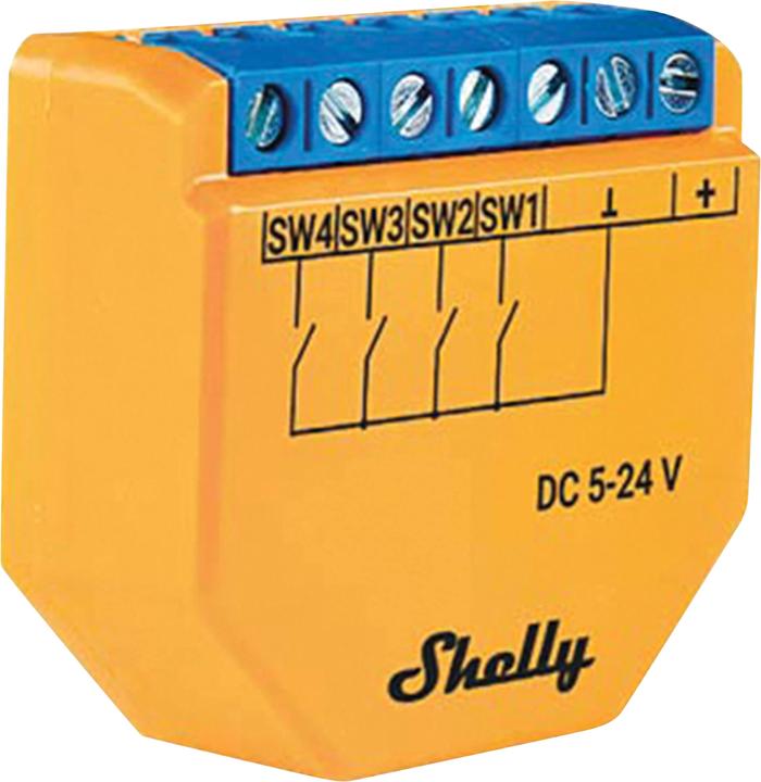 Produktbild Shelly Plus I4 DC (Schaltaktor)