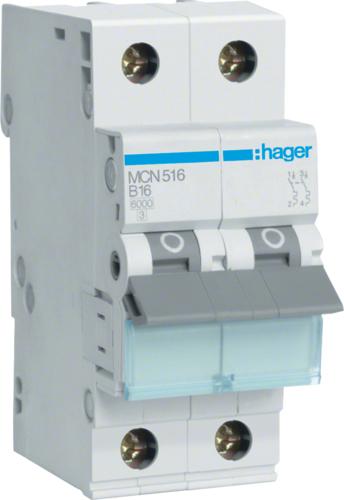 Produktbild Hager Leitungsschutzschalter MCN516