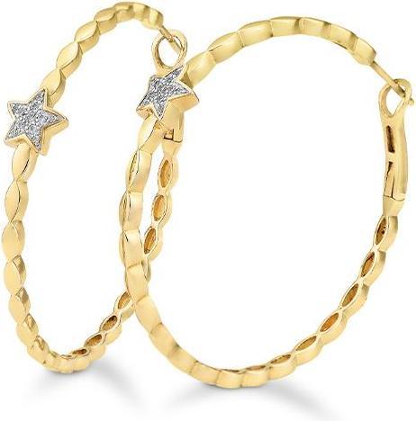 Breuning OHRSCHMUCK - BRILL. 0,17 Ct. H/si (750/18 K Gold)