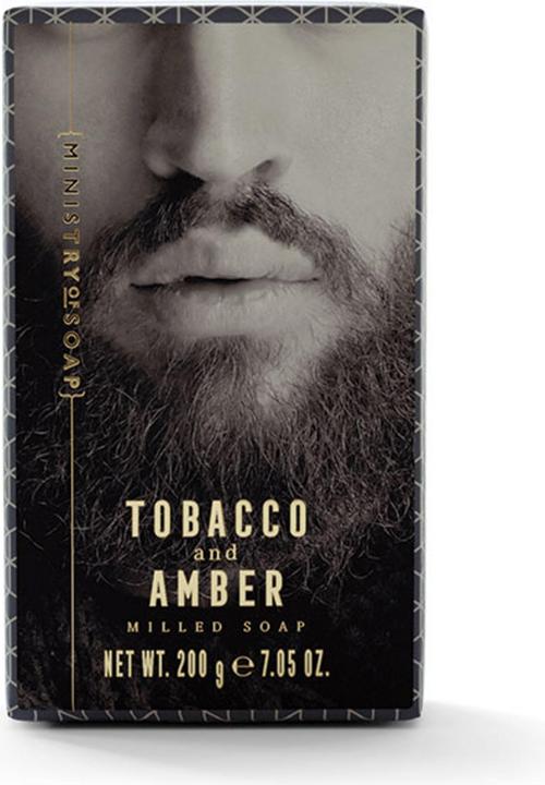 Produktbild The Somerset Toiletry Company The Somerset Toiletry Co. Woodsman Soaps sapone solido per uomo Tobacco & Amber 200 g (Hartseife)