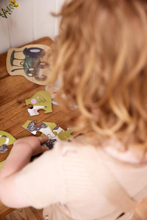 Produktbild Filibabba Set mit 7 Puzzles - Bauernhoftiere (7 Teile)