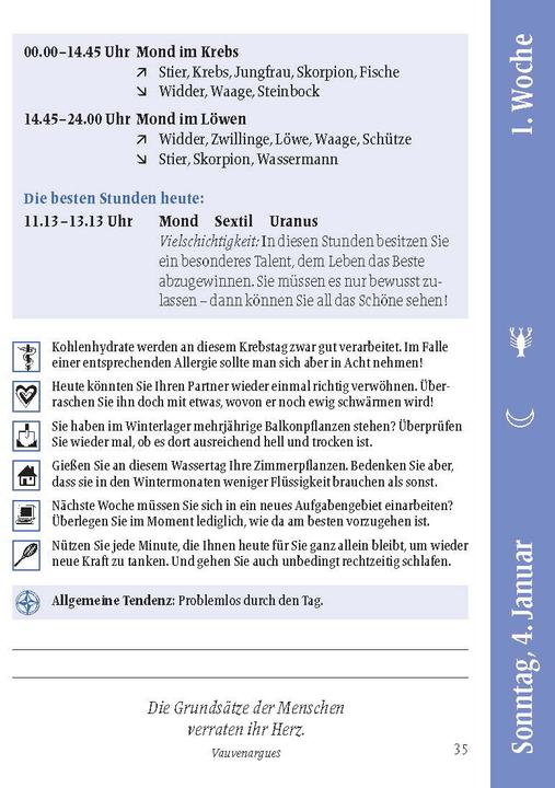 Produktbild Heyne Ludwig Mondkalender für jeden Tag 2026 (10.5 x 14 cm, Harter Einband, Deutsch)
