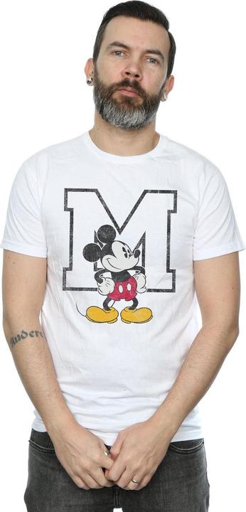 Produktbild Disney Mens Classic M Mickey Mouse Cotton T-Shirt (XL)