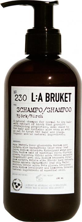 Produktbild L:A Bruket No.230 Shampoo Birch - Shampoo Birke Revitalisierend (450 ml, Flüssiges Shampoo)