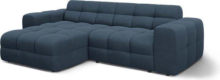 Actual product image Micadoni Velvet Left Corner Sofa, "Kendal", 4 Seats, 256x173x79Made in Europe (Corner sofa)