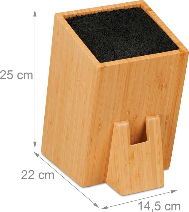 Actual product image Relaxdays Knife block
