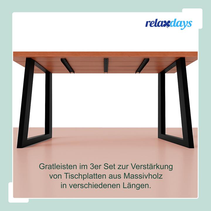 Actual product image Relaxdays Gratleiste 3er Set U-Form