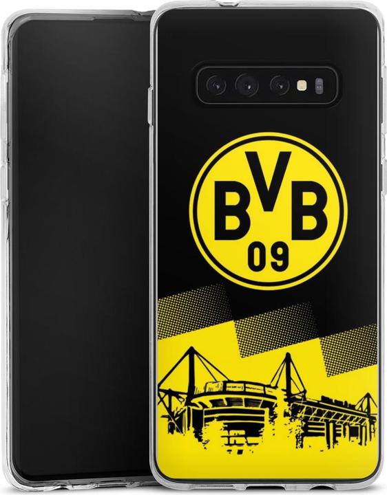 Produktbild DeinDesign Silikon Hülle für Samsung Galaxy S10 Plus Handyhülle Case Smartphone Schutzhülle BVB Borussia (Samsung Galaxy S10+)