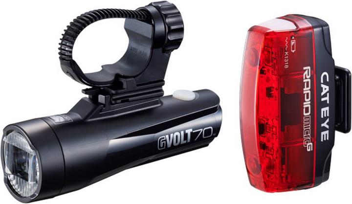 Produktbild CatEye GVolt 70.1 + Rapid Micro G (70 lm)