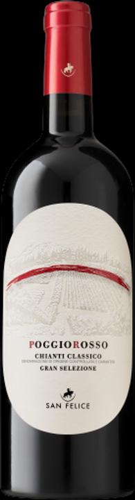 Produktbild San Felice Poggio Rosso Chianti Classico Gran Selezione 13,5% Vol. 0,75l (2019)