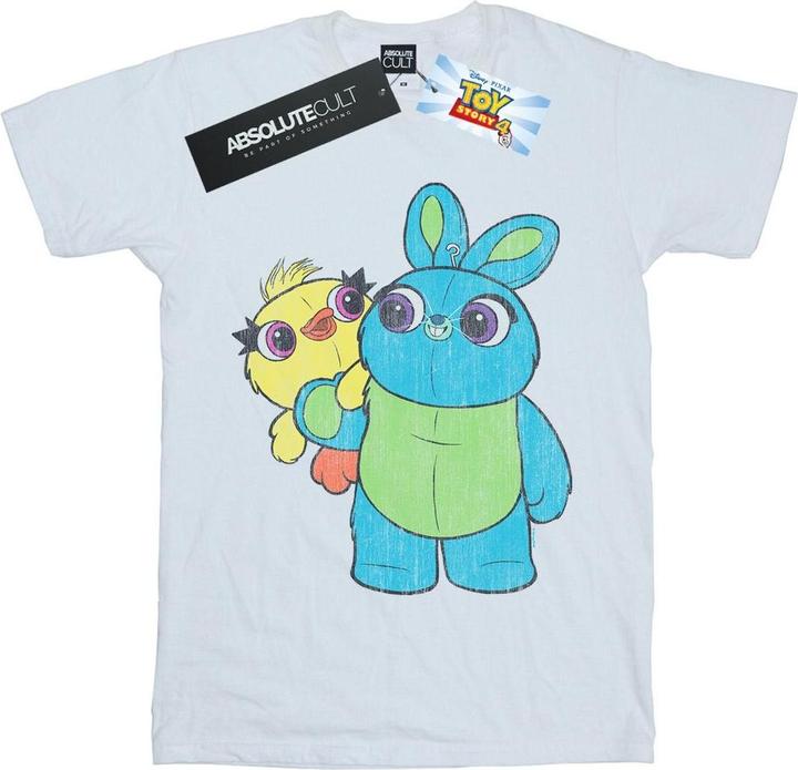 Disney Toy Story 4 Ducky And Bunny Distressed Pose TShirt (4XL)