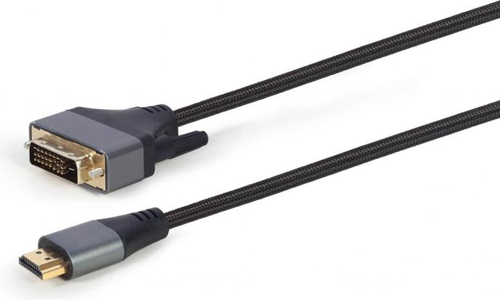 Produktbild Gembird CC-HDMI-DVI-4K-6 Videokabel-Adapter 1,8 m HDMI Typ A (Standard) Schwarz (1.80 m, HDMI)