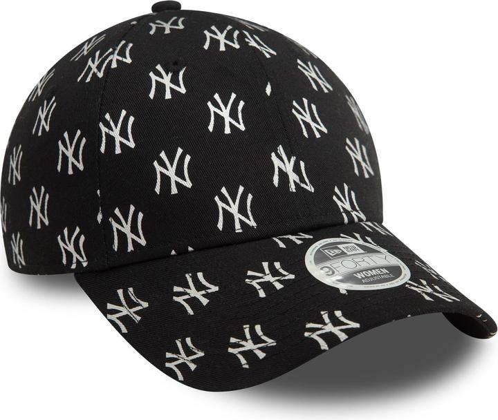 New Era 9Forty Damen Cap - METALLIC New York Yankees schwarz