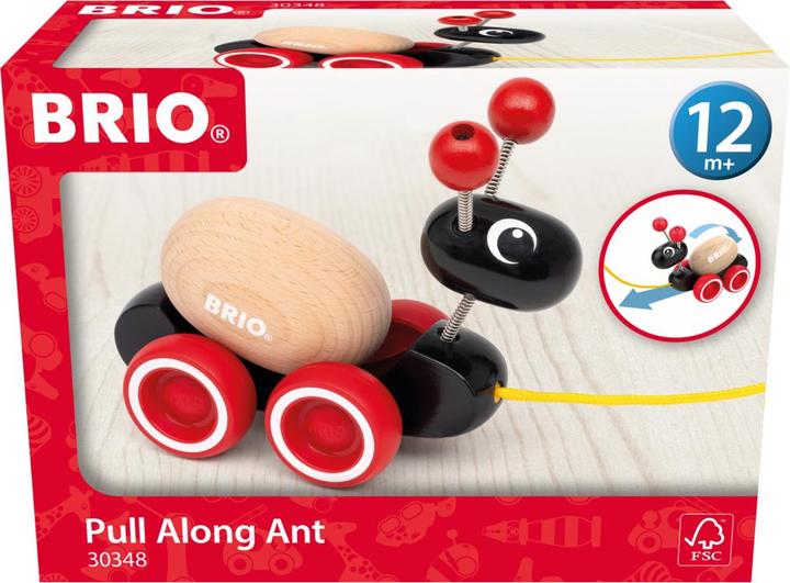 Actual product image Ravensburger BRIO - 30348 Pull-along ant| Pull-along toy for children aged 12 months and over