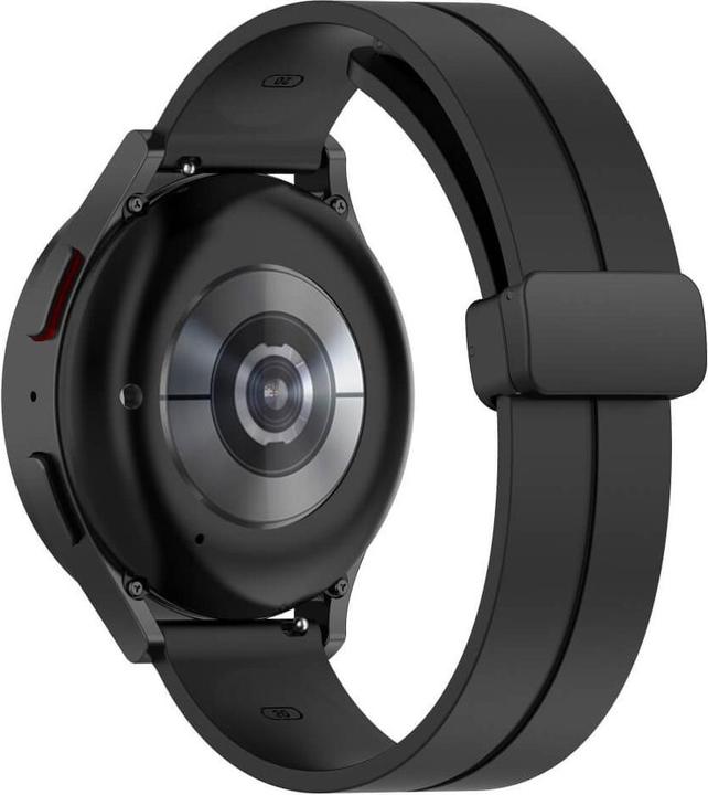 Immagine prodotto Cover-Discount Bracciale sostitutivo in silicone 20 mm nero (20 mm, Silicone)