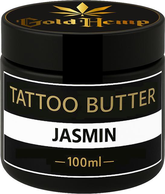 GoldHemp Tattoo Aftercare Jasmin 30ml (Cannabidiol, Benzyl Salicylate, Linalool, Vitis Vinifera Sees Oil, Tocopherol, Aroma, Cera Alba, Cannabis Sativa Seed Oil, Cocos nucifera oil, Amyl Cinnamal, Panthenol, Pantolactone)
