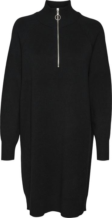 Produktbild Vero Moda VMGOLDNEEDLE LS HIGHNCK ZIPPER DRESS REP Strickkleid (XS)