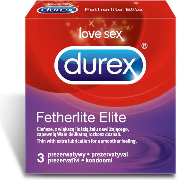 Productafbeelding Durex Fetherlite Elite dunnere condooms met meer gel 3st (3 Pcs.)