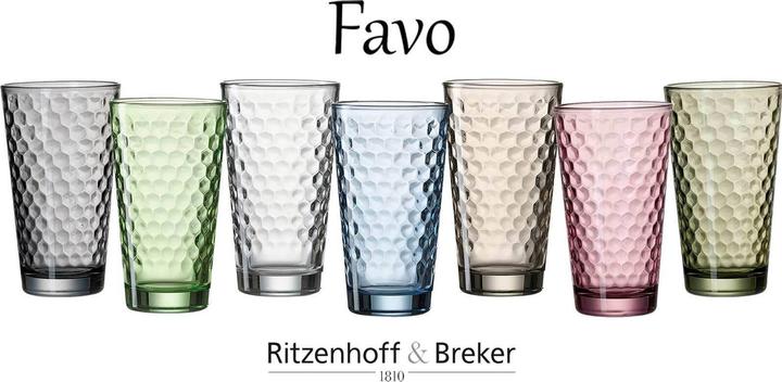 Produktbild Ritzenhoff & Breker Favo Longdrinkgläser (0.40 l, 6 x)