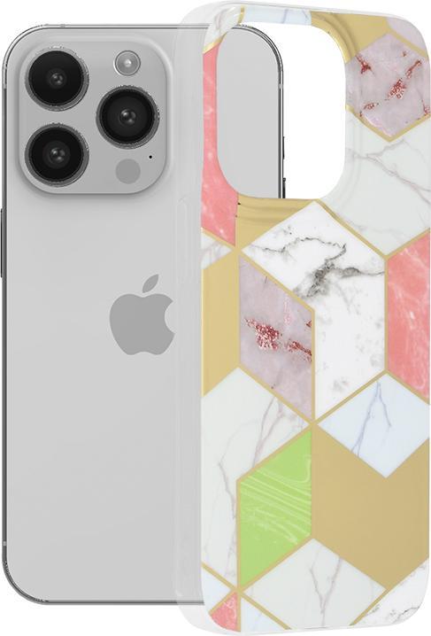Immagine prodotto Techsuit - Marble Series - iPhone 14 Pro - Purple Hex (Apple iPhone 14 Pro)