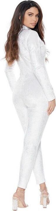 Actual product image Forplay Reptilien Catsuit weiss (M, L)