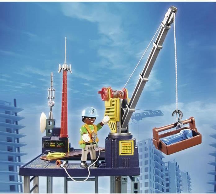 Actual product image Playmobil 70816 Starter set construction site with winch (70816, Playmobil City Action)