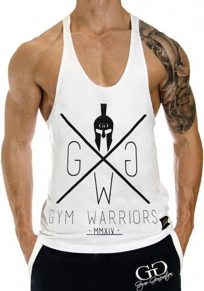 Gym Generation Warriors Stringer WHITE (XL)